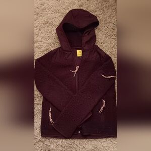 Coat Jacket Prince And Fox Brand, Deep Burgundy Hooded Jacket